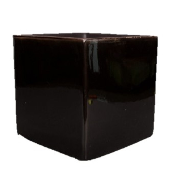 Cube en céramique noir